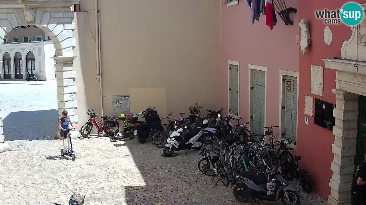 Live webcam Rovinj – Balbi’s bow “City gate” – Istria – Croatia