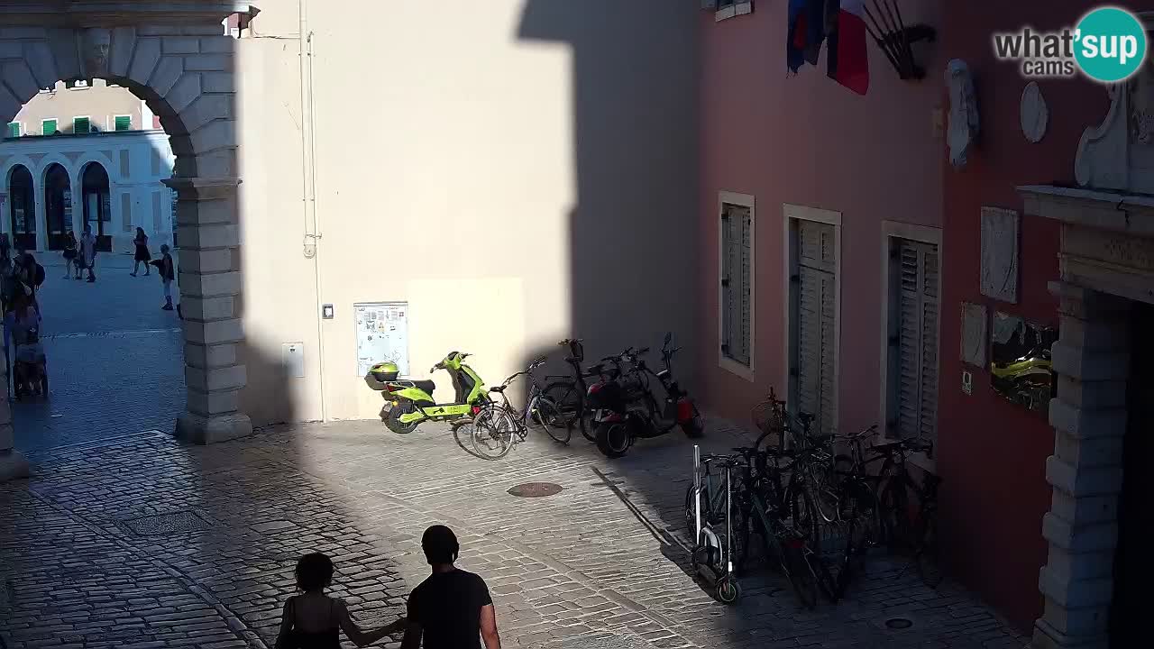 Live webcam Rovinj – Balbijev luk “Gradska vrata” – Istra – Hrvatska