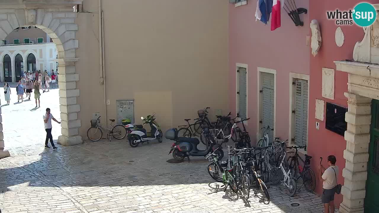 Live webcam Rovinj – Balbi’s bow “City gate” – Istria – Croatia