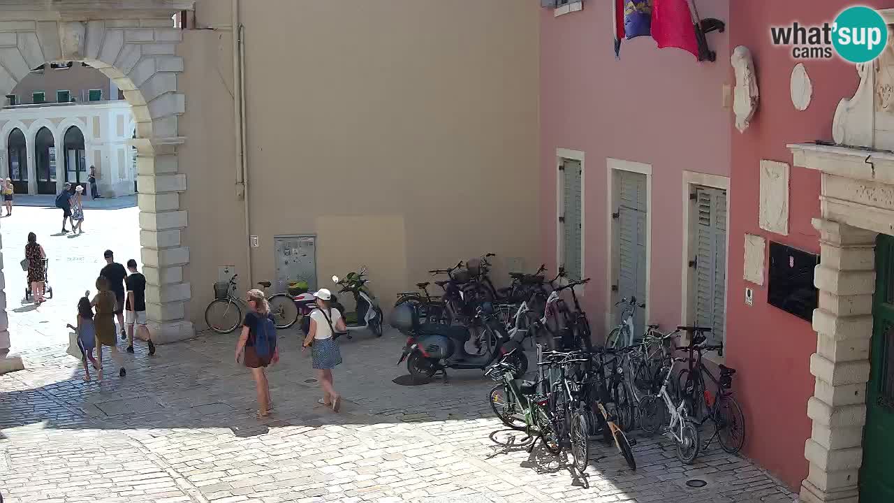 Live webcam Rovinj – Balbi’s bow “City gate” – Istria – Croatia