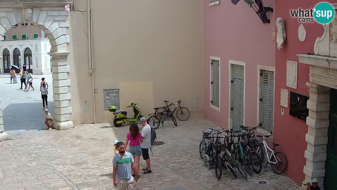 Live webcam Rovinj – Balbi’s bow “City gate” – Istria – Croatia