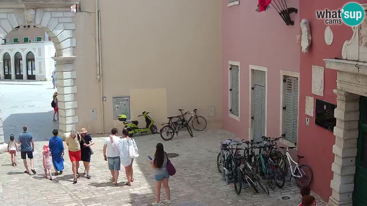 Live webcam Rovinj – Balbijev luk “Gradska vrata” – Istra – Hrvatska