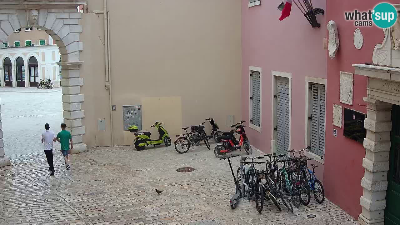 Live webcam Rovinj – Balbi’s bow “City gate” – Istria – Croatia