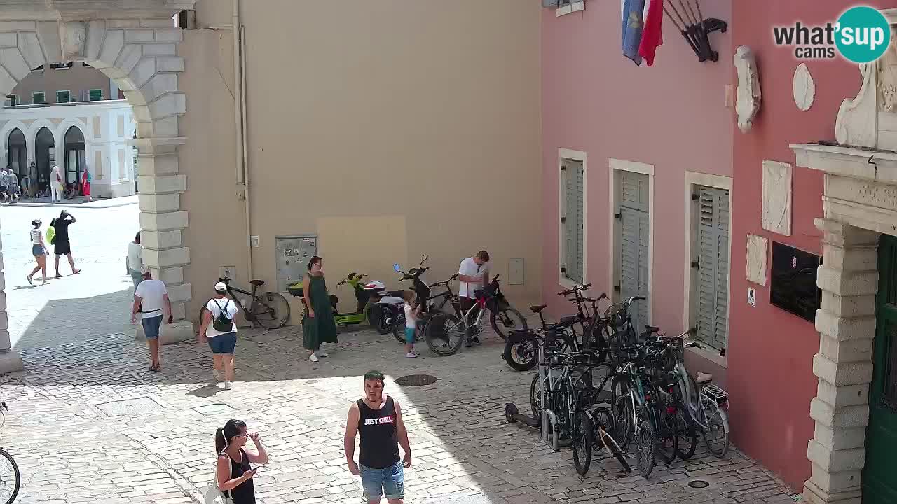 Live webcam Rovinj – Balbijev luk “Gradska vrata” – Istra – Hrvatska