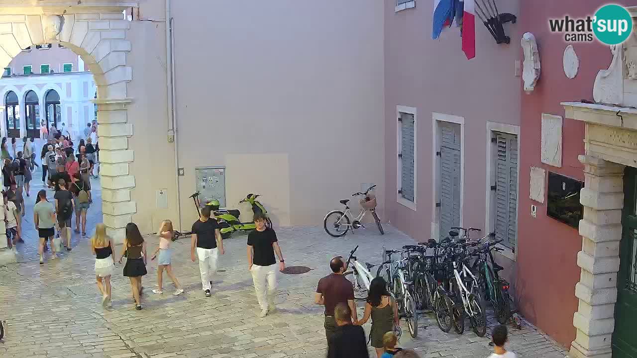 Live webcam Rovinj – Balbijev luk “Gradska vrata” – Istra – Hrvatska