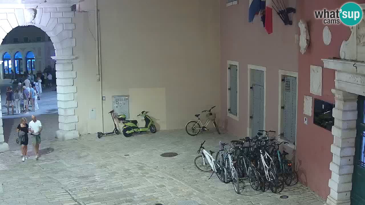 Live webcam Rovinj – Balbijev luk “Gradska vrata” – Istra – Hrvatska