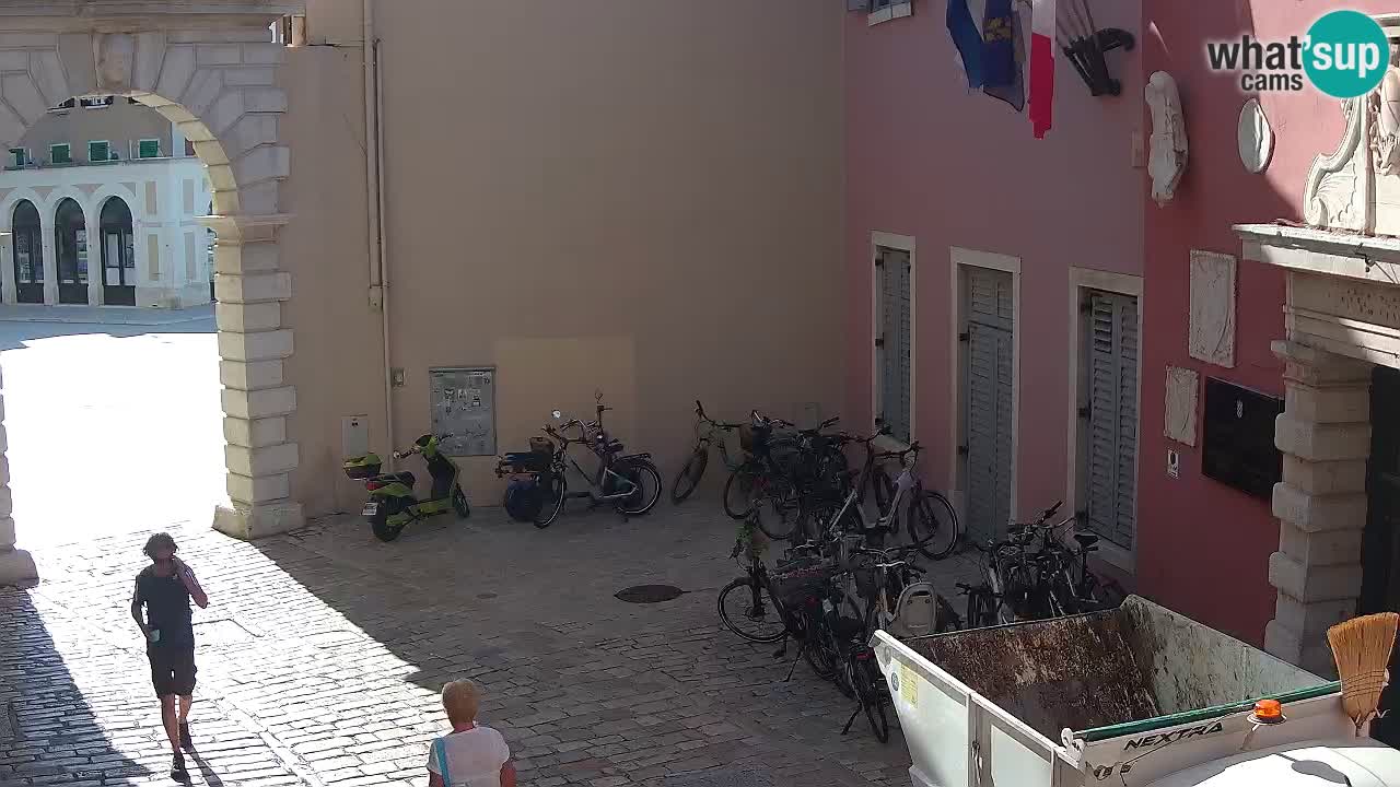 Live webcam Rovinj – Balbijev luk “Gradska vrata” – Istra – Hrvatska