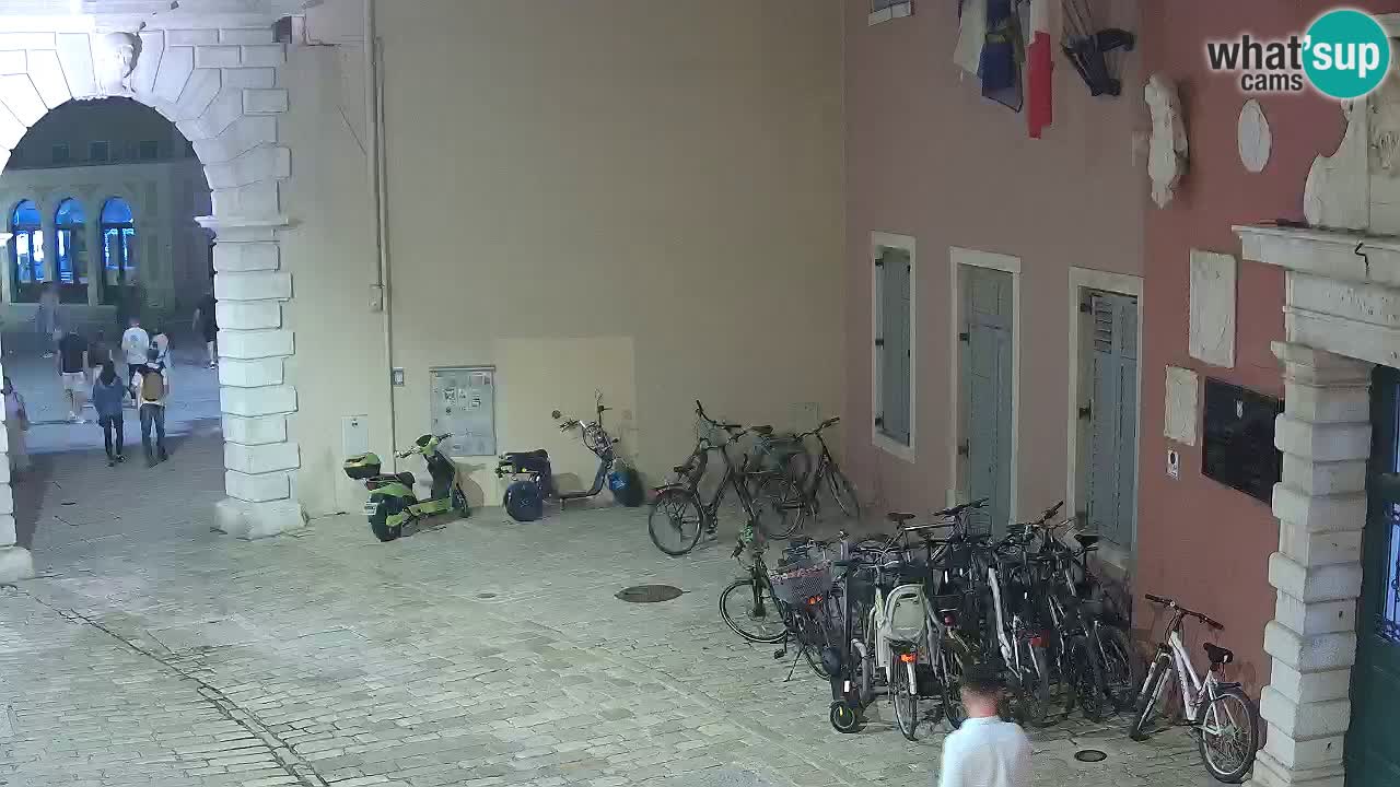 Live webcam Rovinj – Balbijev luk “Gradska vrata” – Istra – Hrvatska