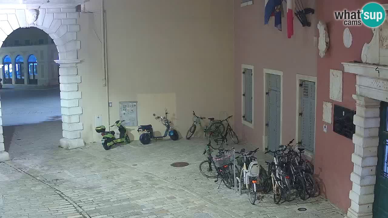 Live webcam Rovinj – Balbijev luk “Gradska vrata” – Istra – Hrvatska