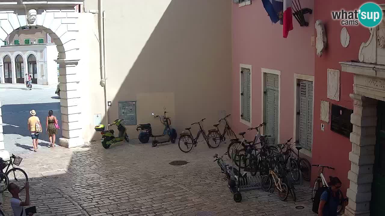 Live webcam Rovinj – Balbijev luk “Gradska vrata” – Istra – Hrvatska