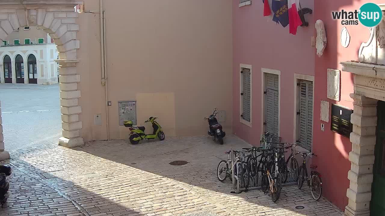 Live webcam Rovinj – Balbi’s bow “City gate” – Istria – Croatia