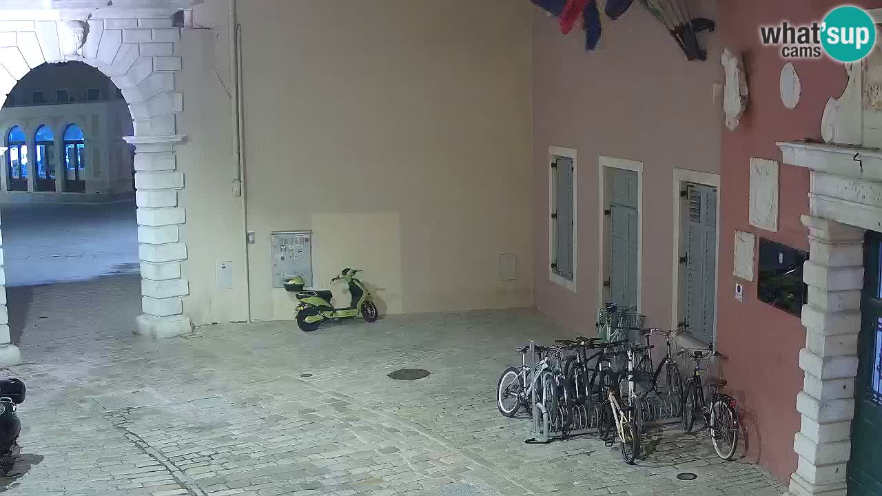 Live webcam Rovinj – Balbijev luk “Gradska vrata” – Istra – Hrvatska