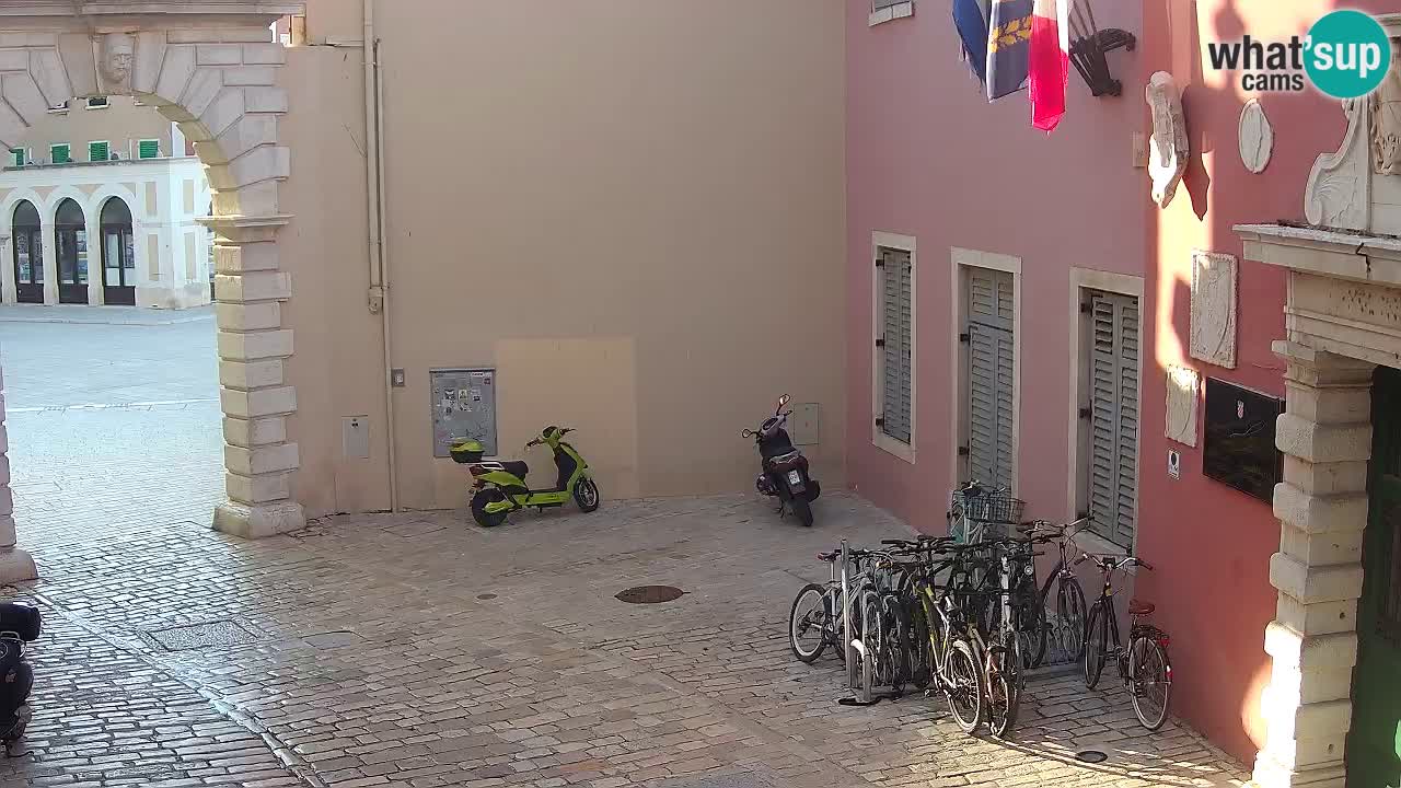 Live webcam Rovinj – Balbi’s bow “City gate” – Istria – Croatia