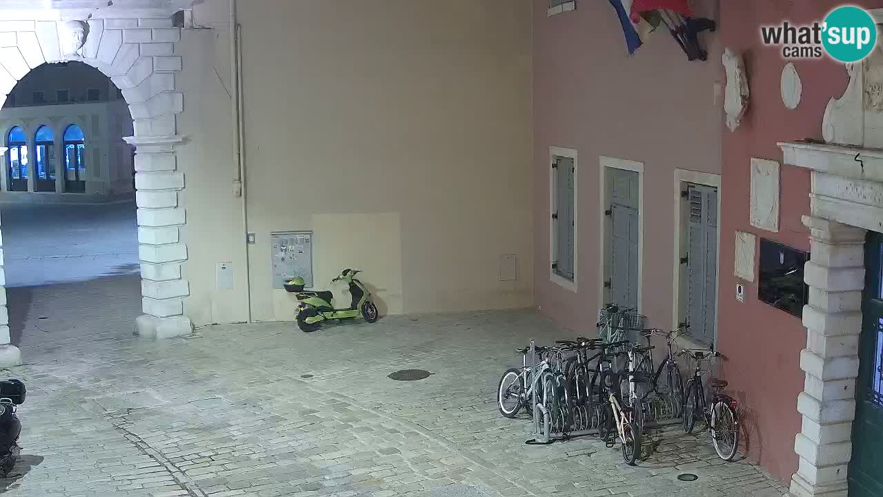 Live webcam Rovinj – Balbijev luk “Gradska vrata” – Istra – Hrvatska