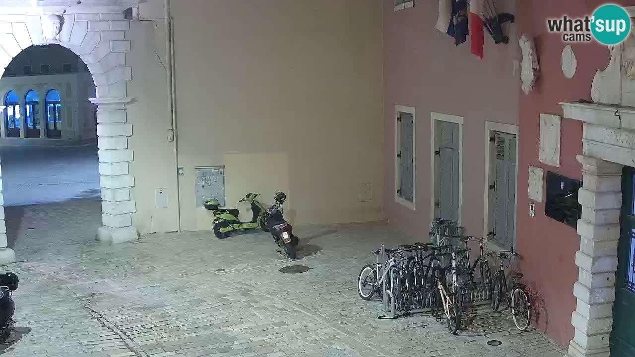 Live webcam Rovinj – Balbijev luk “Gradska vrata” – Istra – Hrvatska