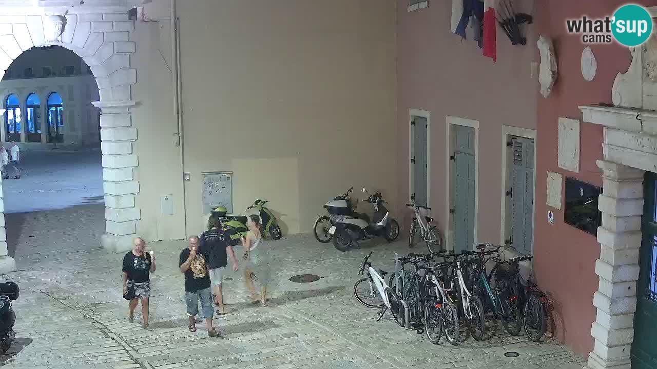 Live webcam Rovinj – Balbi’s bow “City gate” – Istria – Croatia