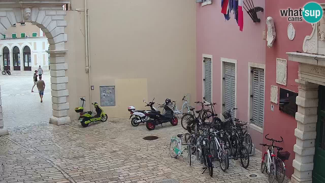 Live webcam Rovinj – Balbi’s bow “City gate” – Istria – Croatia