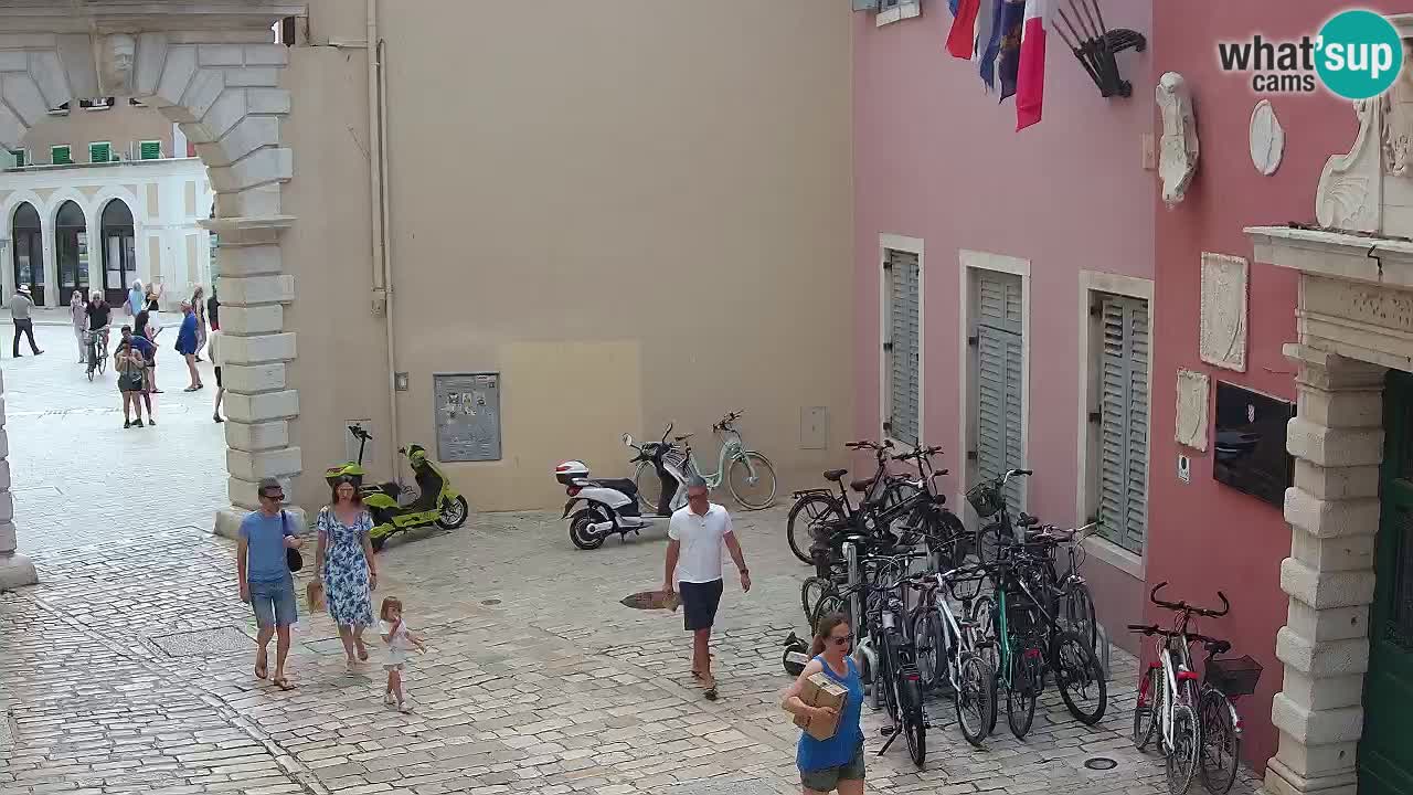 Live webcam Rovinj – Balbi’s bow “City gate” – Istria – Croatia