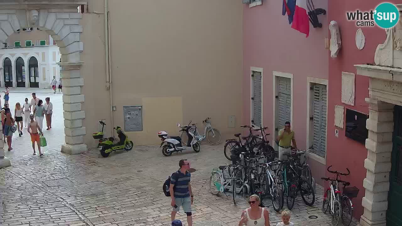 Live webcam Rovinj – Balbi’s bow “City gate” – Istria – Croatia