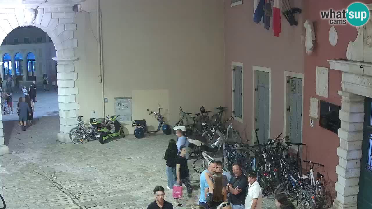 Live webcam Rovinj – Balbi’s bow “City gate” – Istria – Croatia