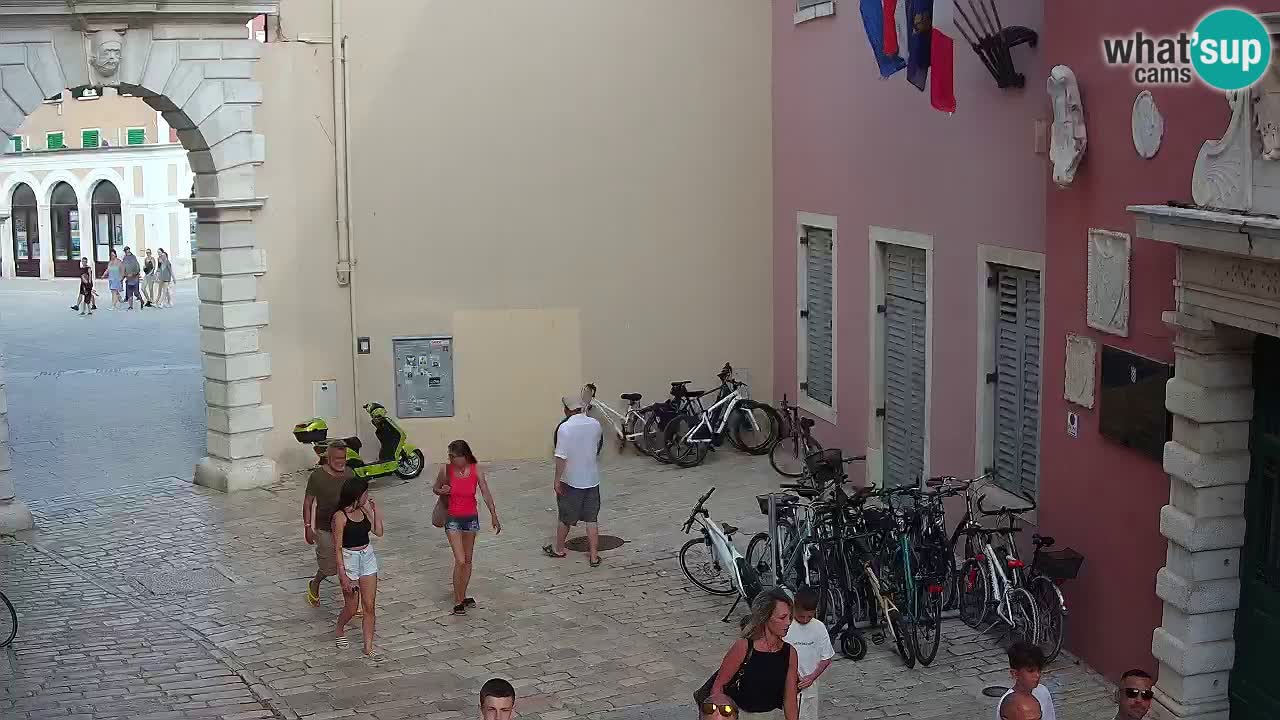 Live webcam Rovinj – Balbijev luk “Gradska vrata” – Istra – Hrvatska