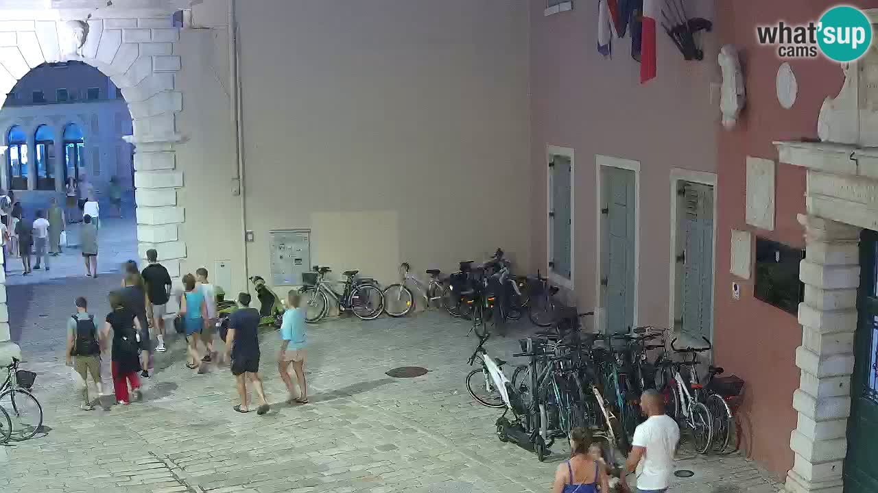 Live-Webcam Rovinj – Balbis Bogen “Stadttor” – Istrien – Kroatien