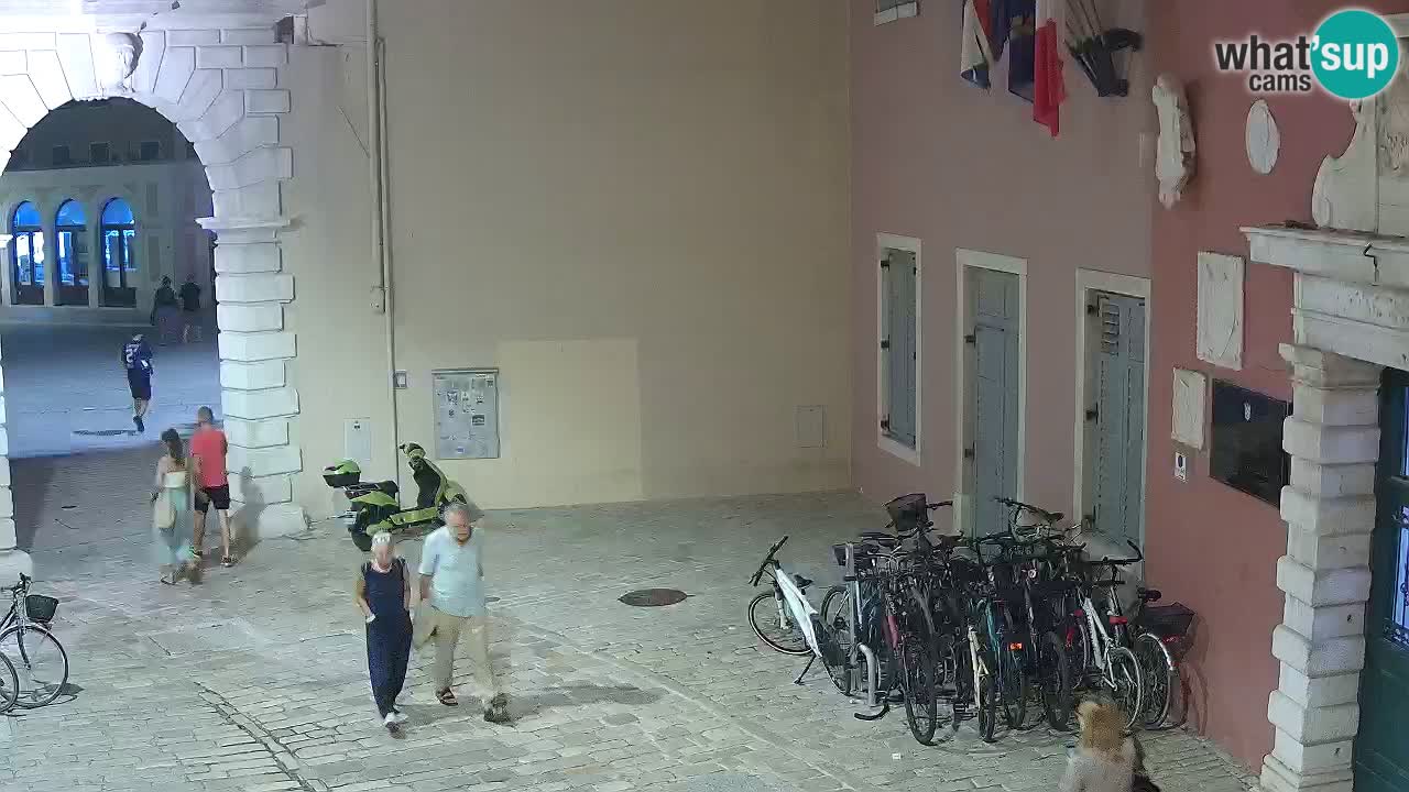 Live webcam Rovinj – Balbijev luk “Gradska vrata” – Istra – Hrvatska
