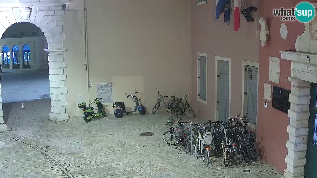 Live webcam Rovinj – Balbijev luk “Gradska vrata” – Istra – Hrvatska