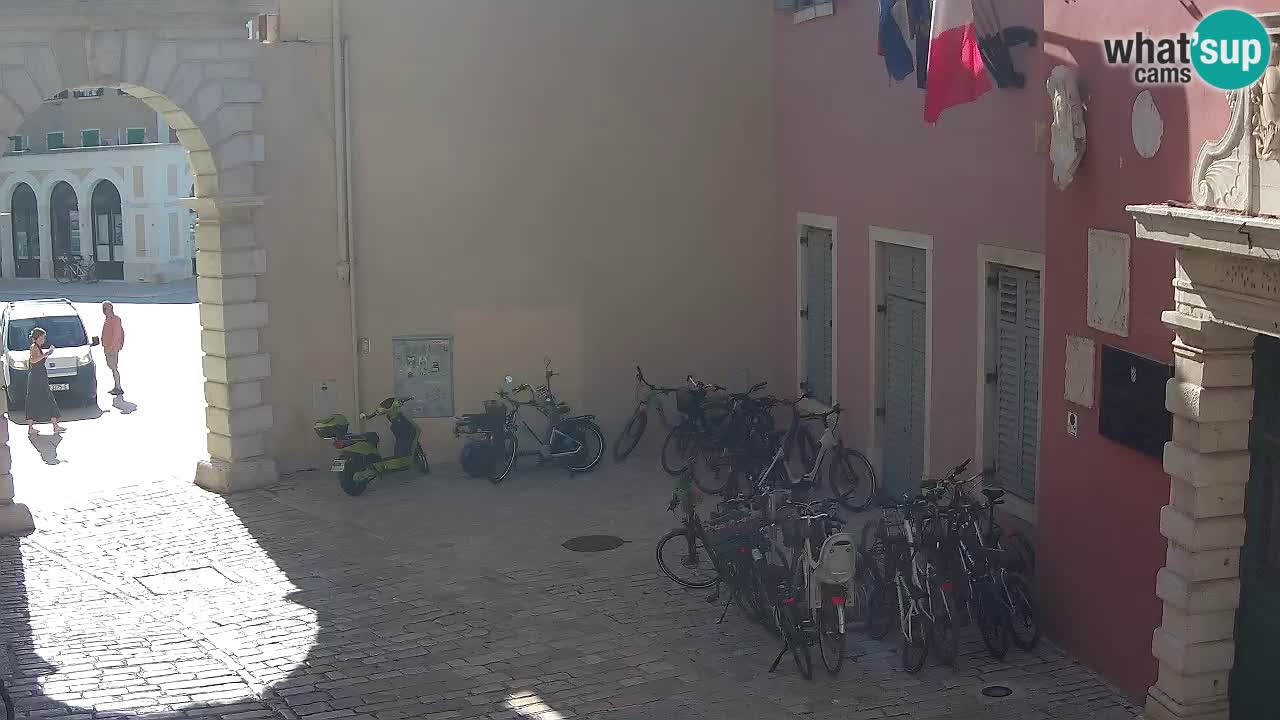 Live webcam Rovinj – Balbijev luk “Gradska vrata” – Istra – Hrvatska