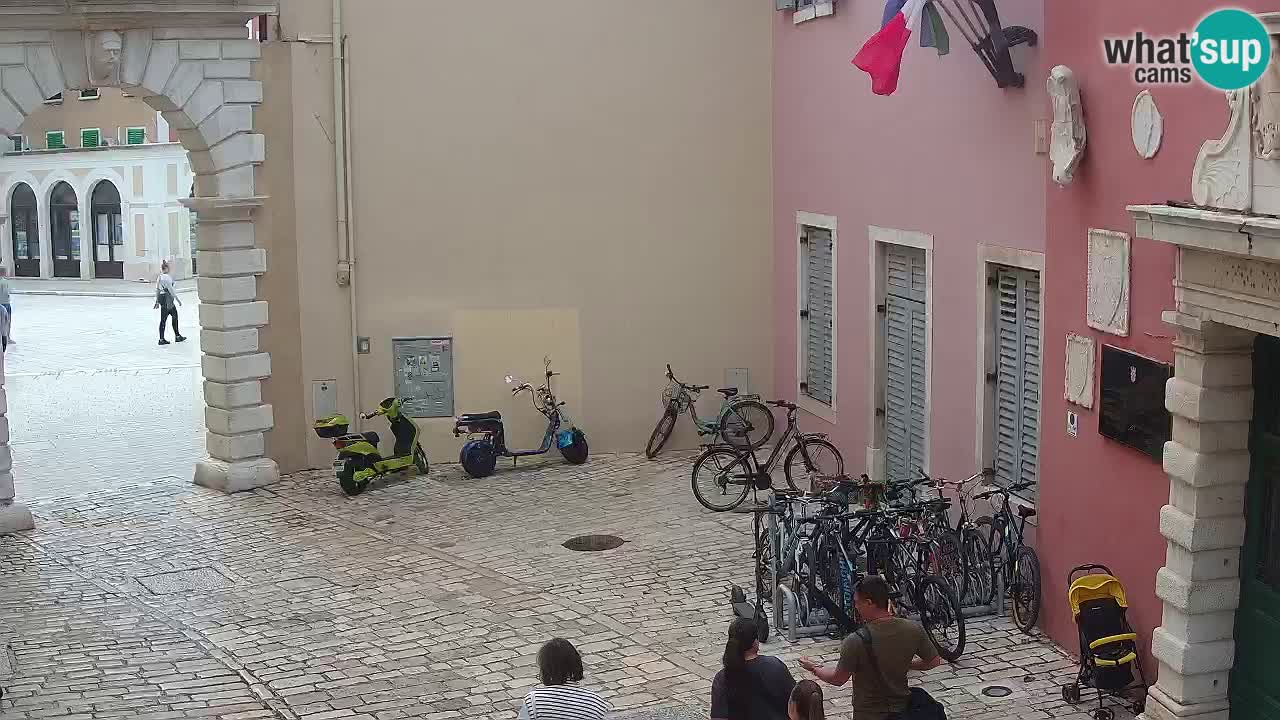 Live webcam Rovinj – Balbi’s bow “City gate” – Istria – Croatia