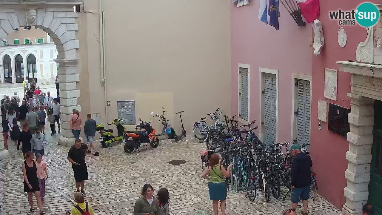 Live webcam Rovinj – Balbi’s bow “City gate” – Istria – Croatia