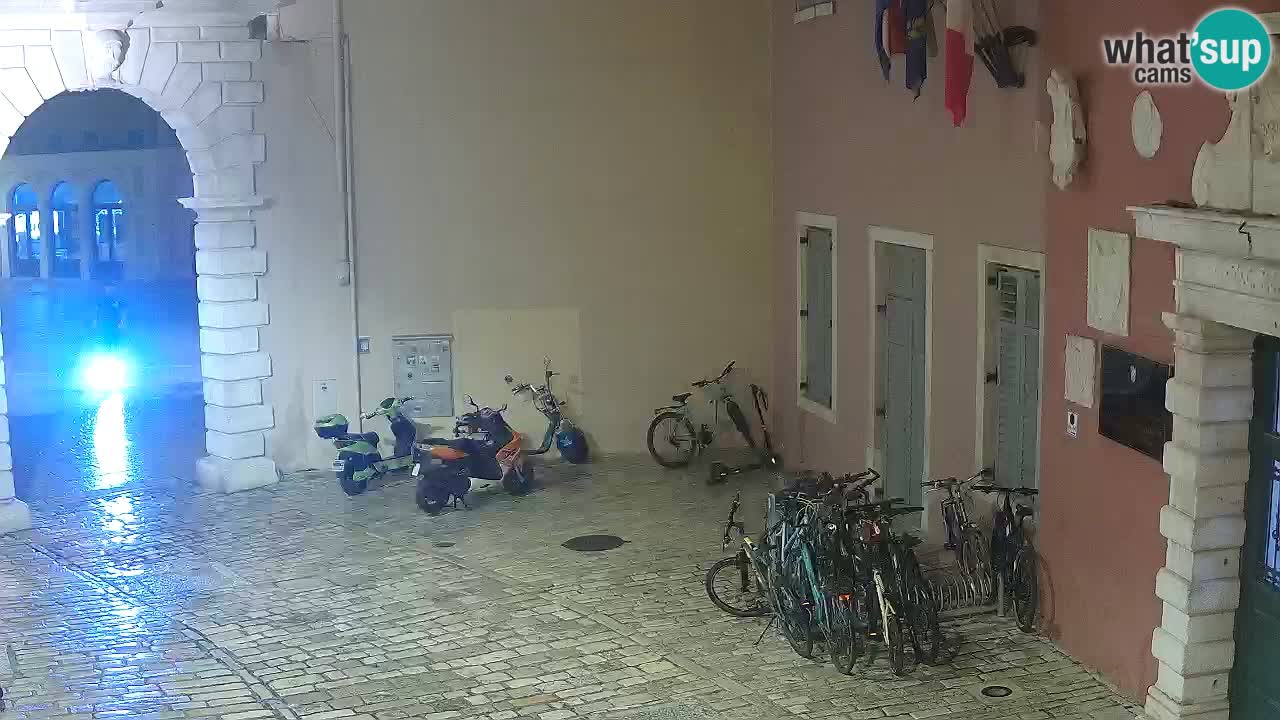 Live webcam Rovinj – Balbi’s bow “City gate” – Istria – Croatia