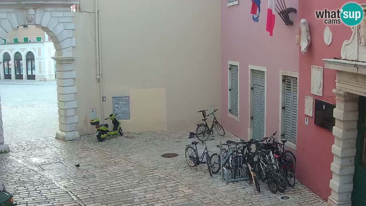 Live webcam Rovinj – Balbi’s bow “City gate” – Istria – Croatia