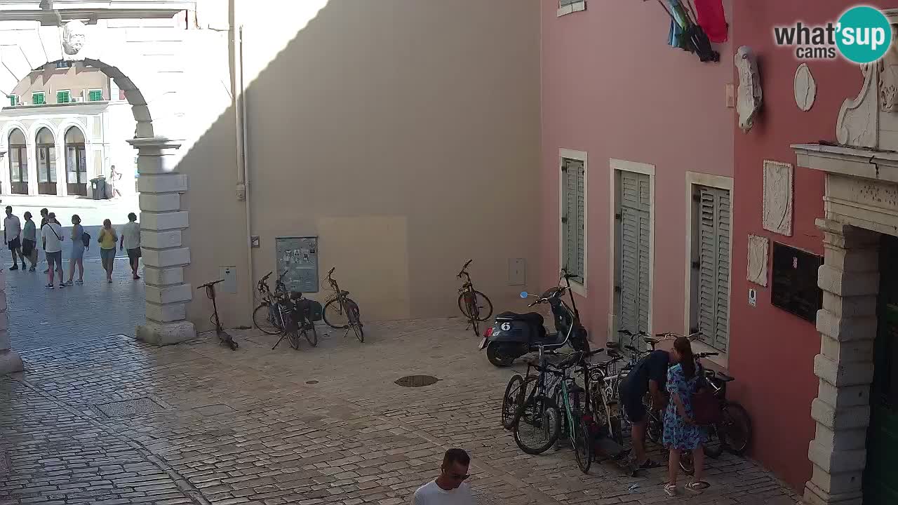 Live webcam Rovinj – Balbi’s bow “City gate” – Istria – Croatia