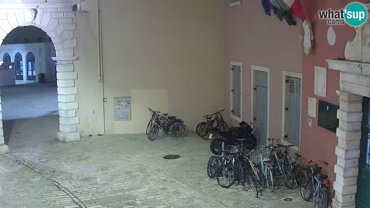 Live webcam Rovinj – Balbi’s bow “City gate” – Istria – Croatia