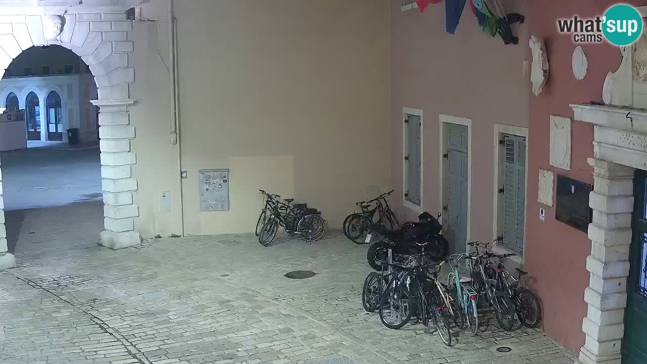 Live webcam Rovinj – Balbijev luk “Gradska vrata” – Istra – Hrvatska