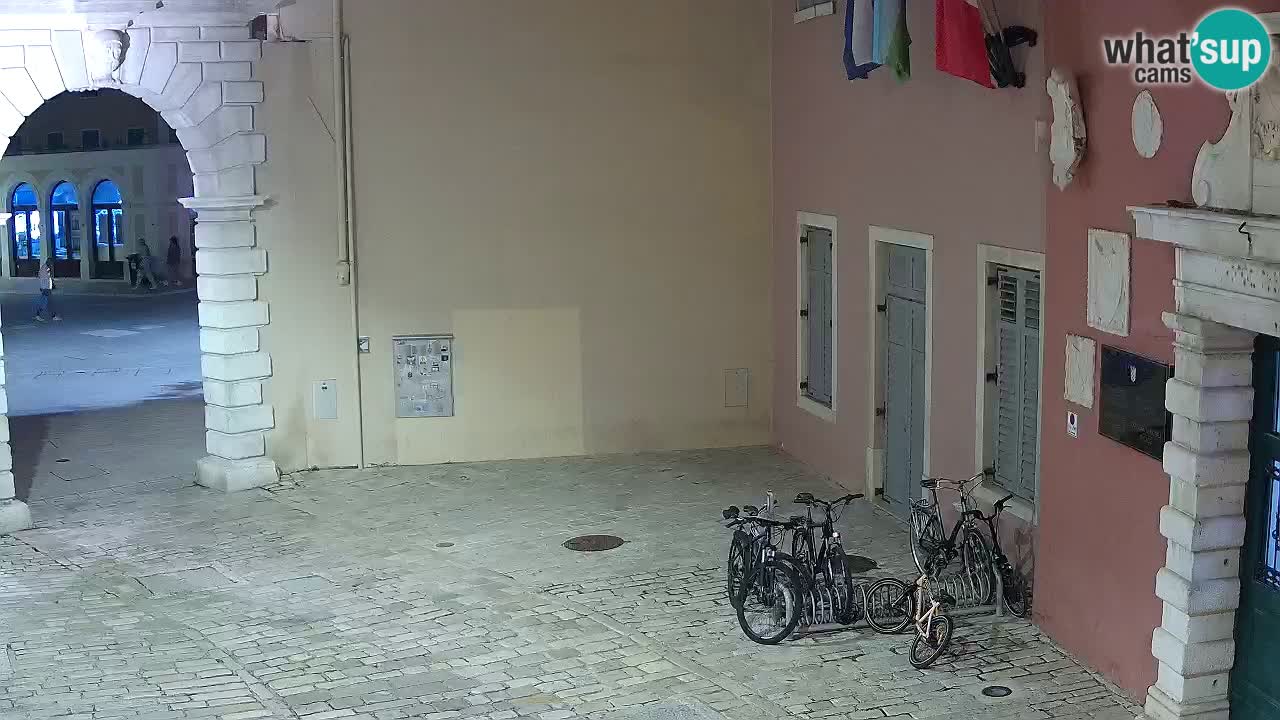 Live webcam Rovinj – Balbijev luk “Gradska vrata” – Istra – Hrvatska