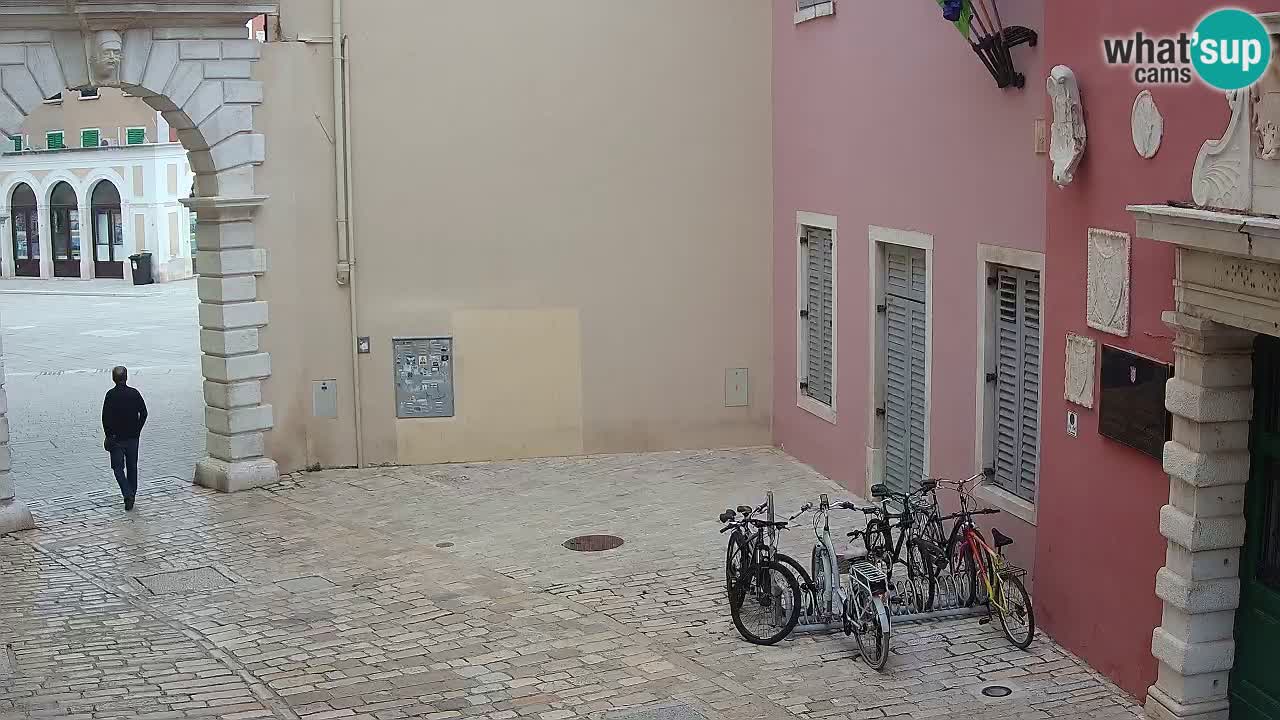 Live webcam Rovinj – Balbi’s bow “City gate” – Istria – Croatia