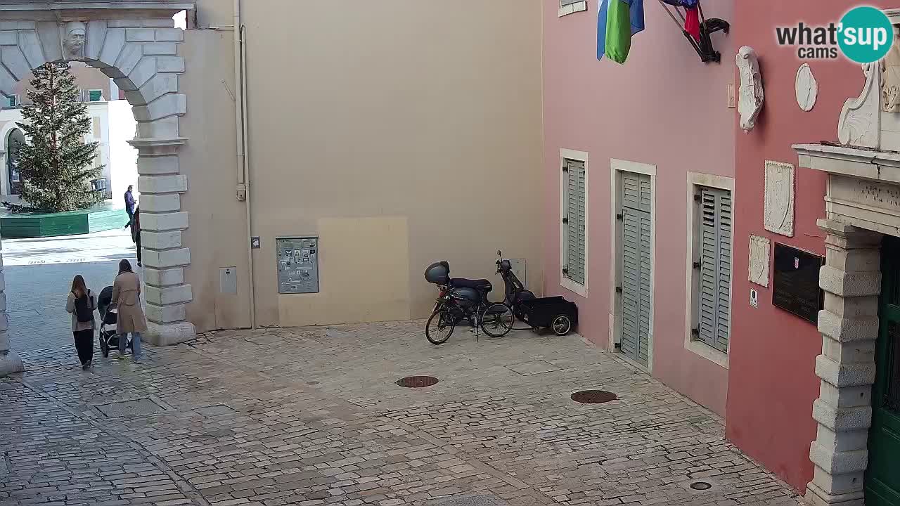 Live webcam Rovinj – Balbi’s bow “City gate” – Istria – Croatia