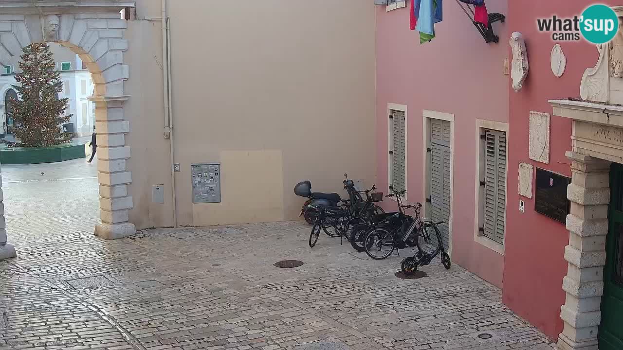 Live webcam Rovinj – Balbi’s bow “City gate” – Istria – Croatia
