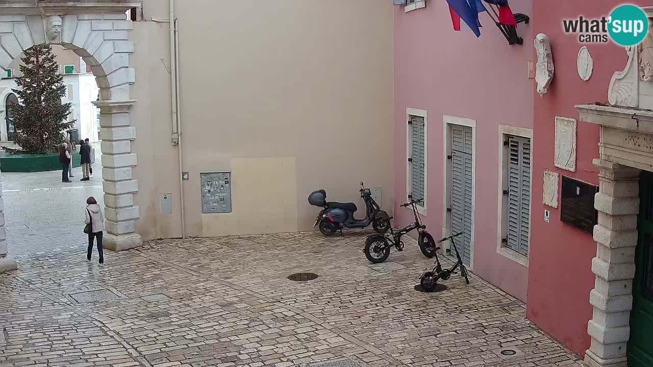 Live webcam Rovinj – Balbi’s bow “City gate” – Istria – Croatia