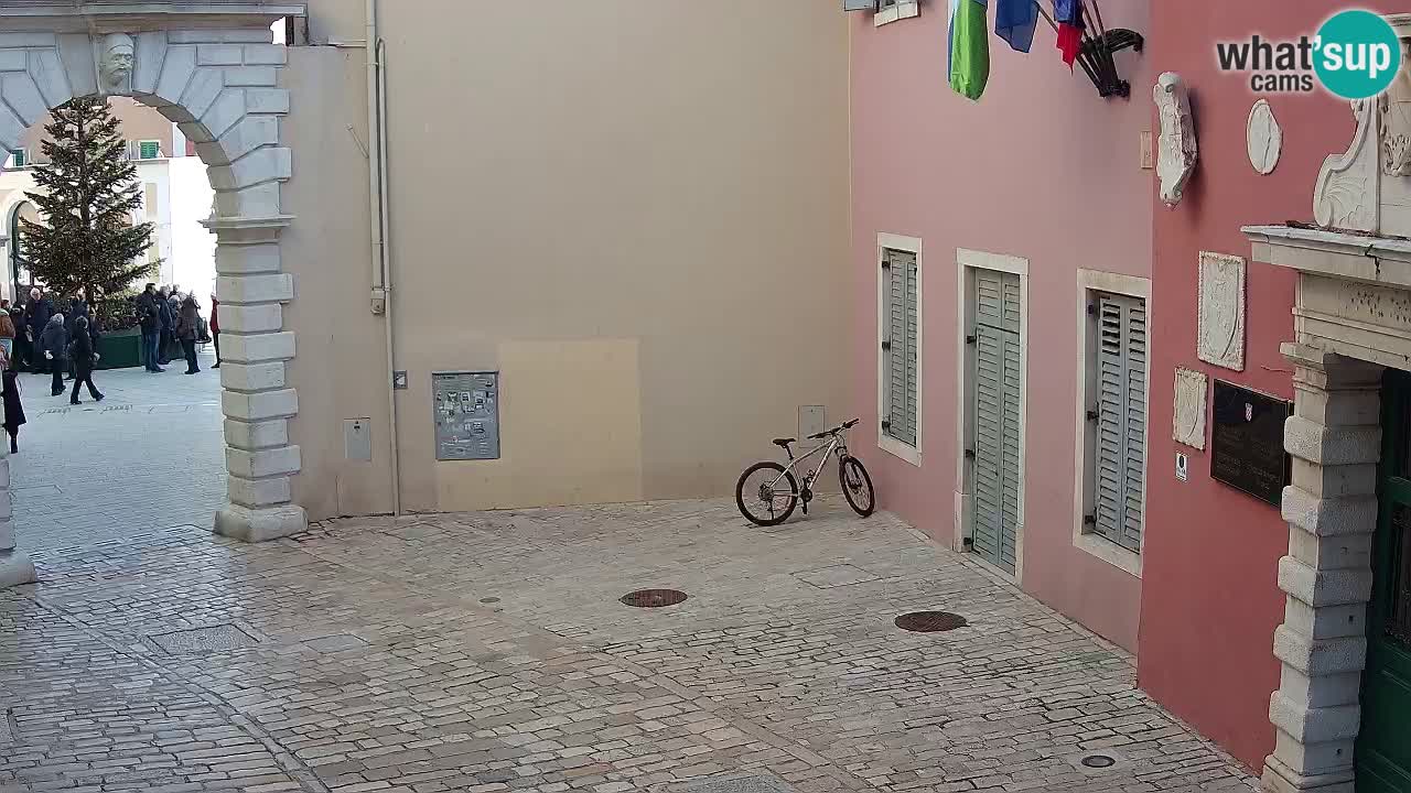 Live webcam Rovinj – Balbi’s bow “City gate” – Istria – Croatia