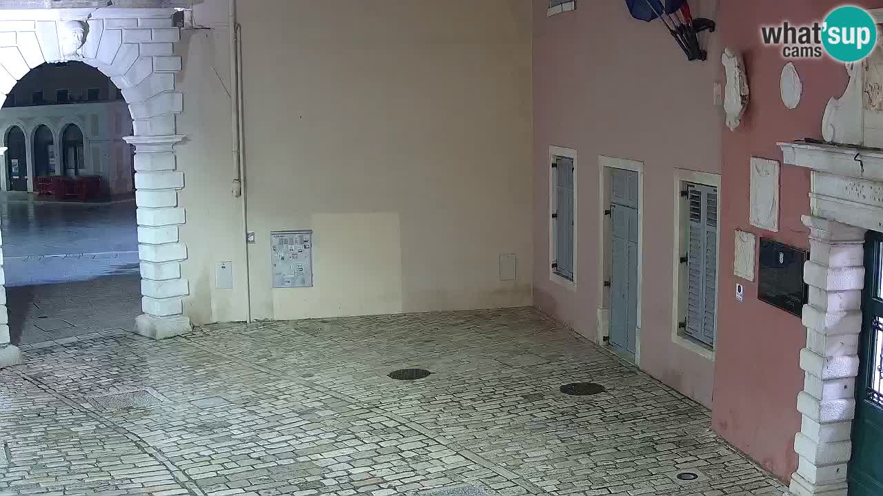 Live webcam Rovinj – Balbi’s bow “City gate” – Istria – Croatia