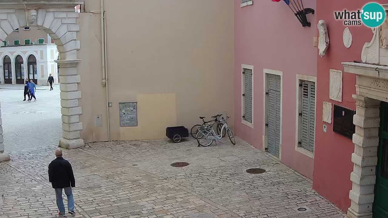Live webcam Rovinj – Balbi’s bow “City gate” – Istria – Croatia