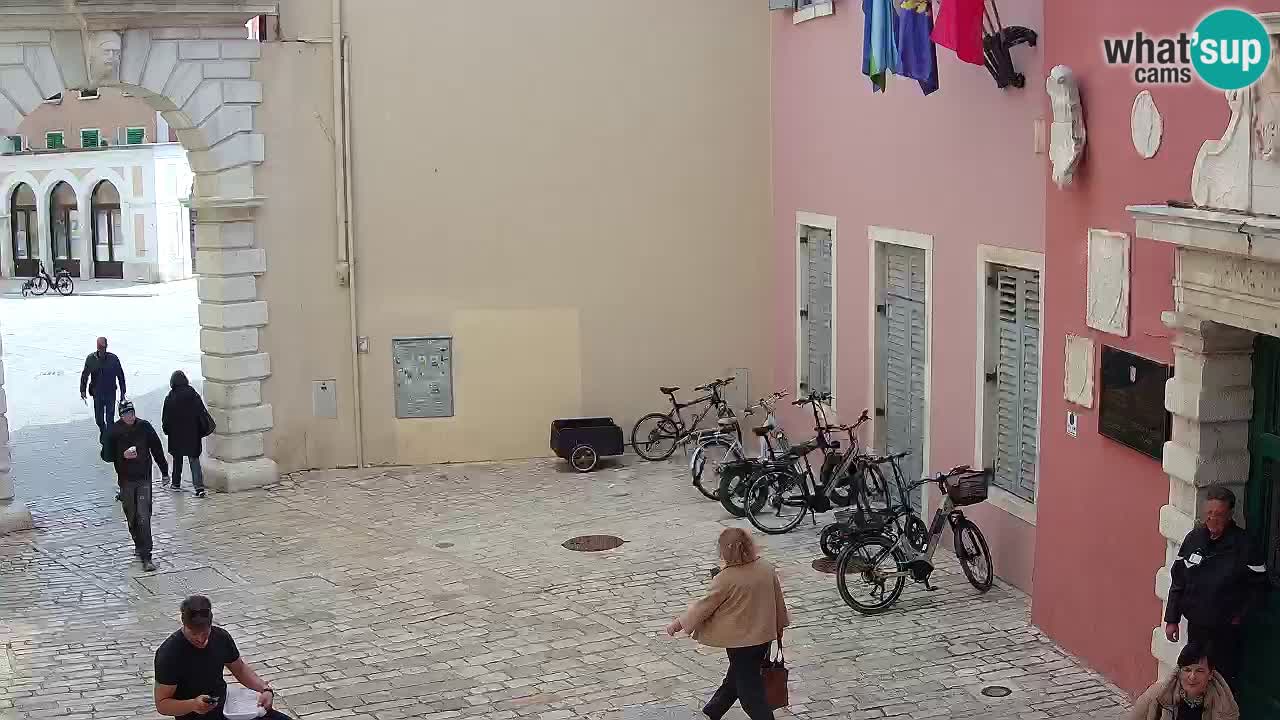 Live webcam Rovinj – Balbi’s bow “City gate” – Istria – Croatia