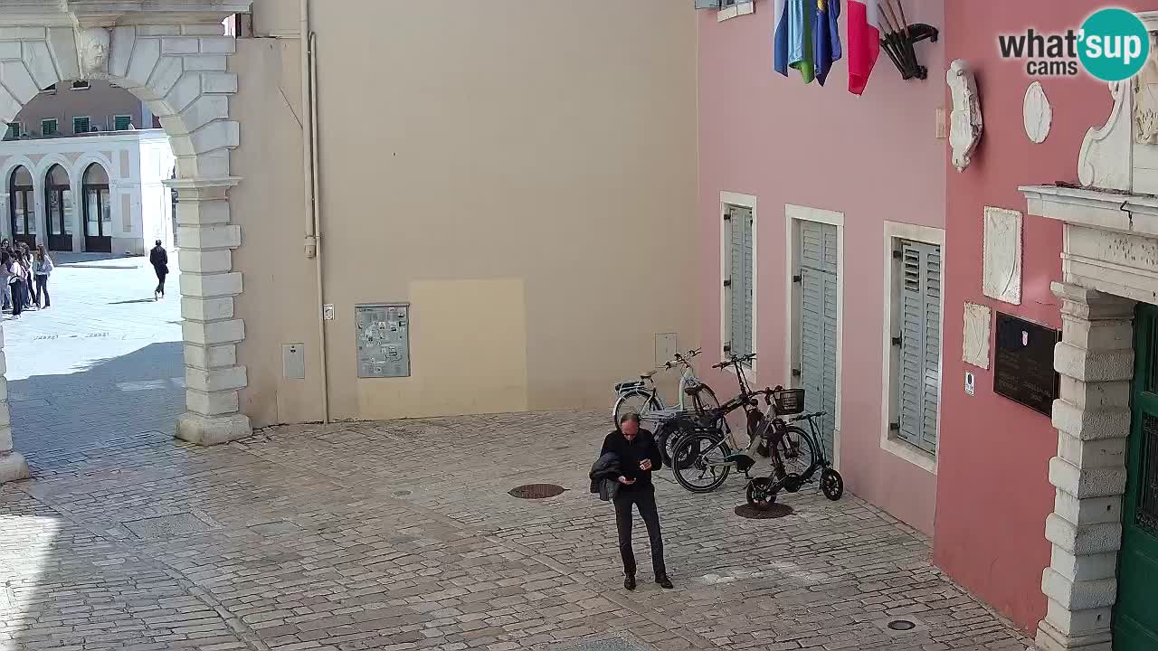 Live webcam Rovinj – Balbijev luk “Gradska vrata” – Istra – Hrvatska