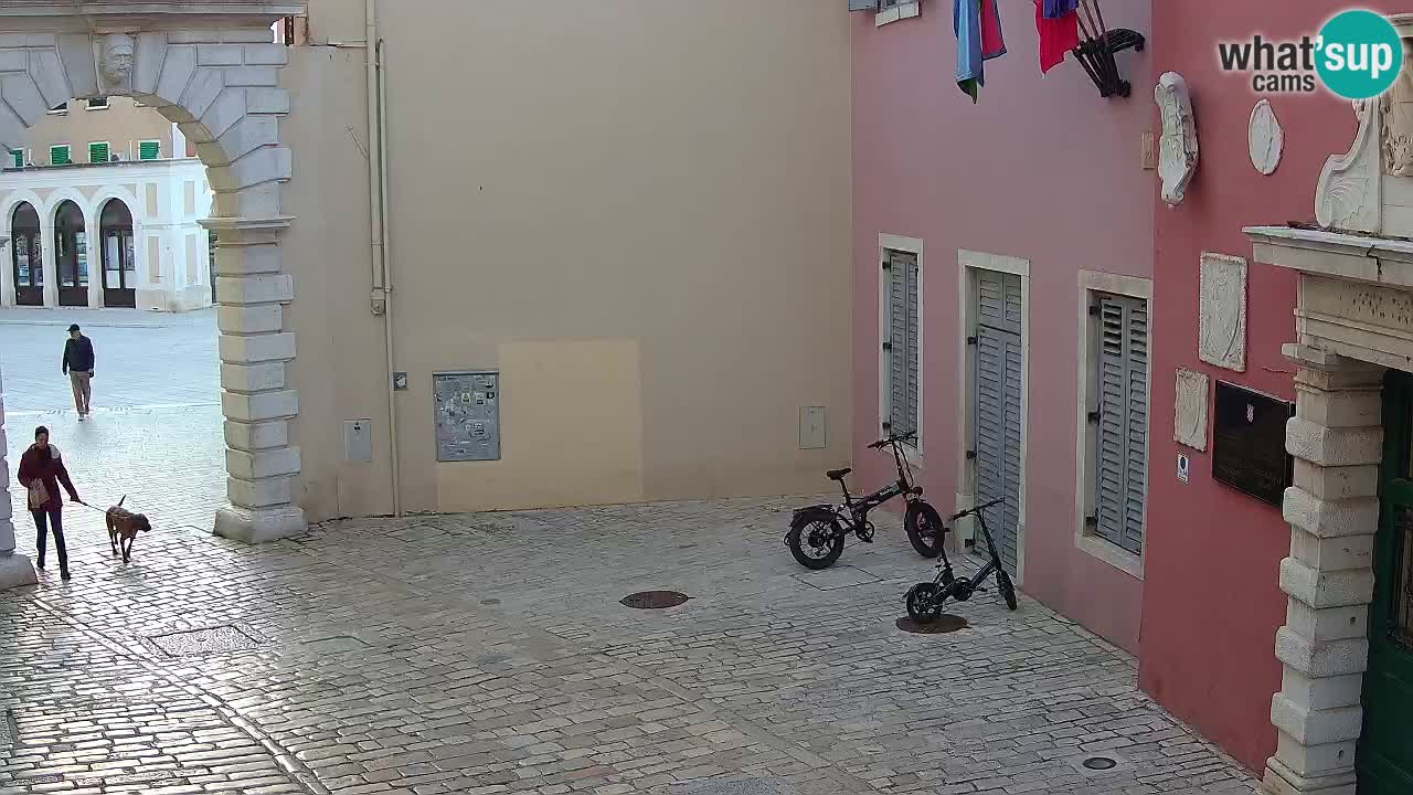 Live webcam Rovinj – Balbi’s bow “City gate” – Istria – Croatia