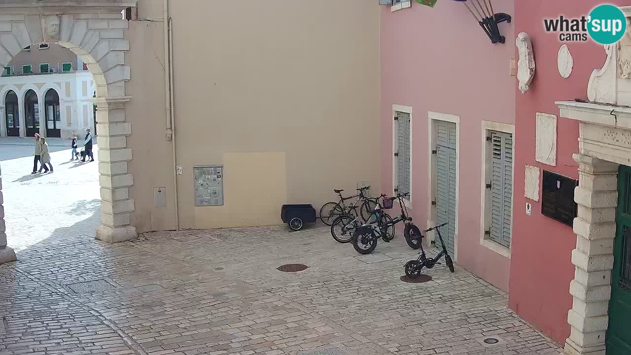 Live webcam Rovinj – Balbi’s bow “City gate” – Istria – Croatia