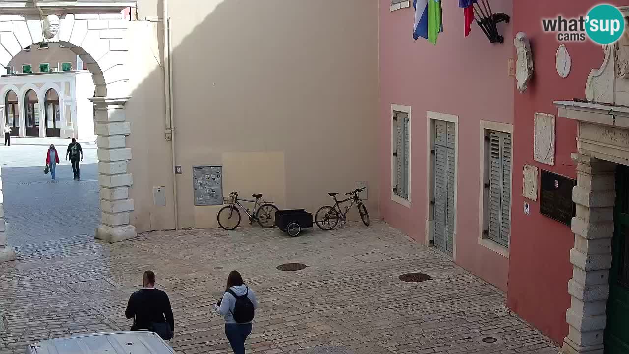 Webcam en direct Rovinj – L’arc de Balbi “Porte de la ville” – Istrie – Croatie