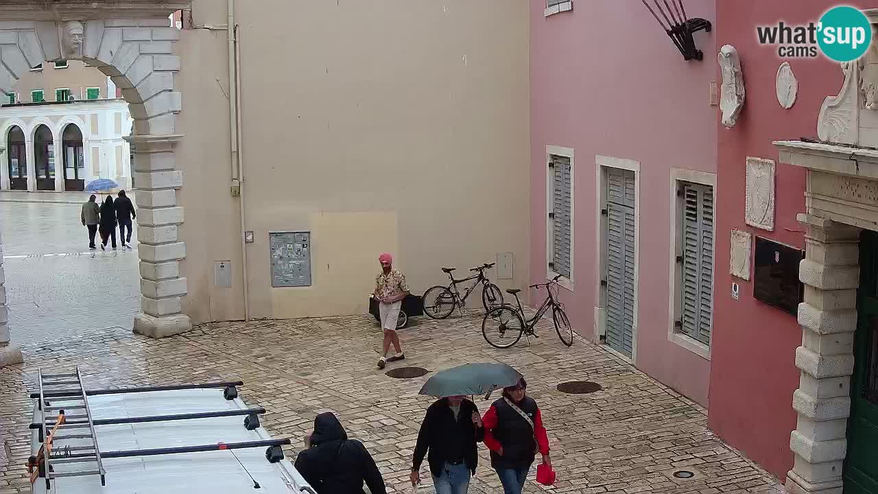 Live webcam Rovinj – Balbi’s bow “City gate” – Istria – Croatia